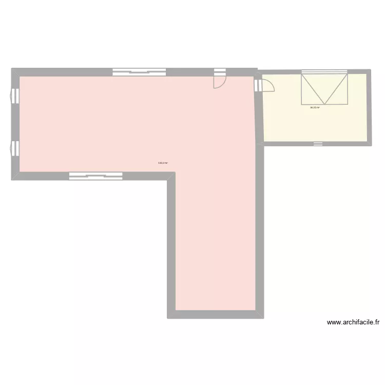 maison barenton. Plan de 