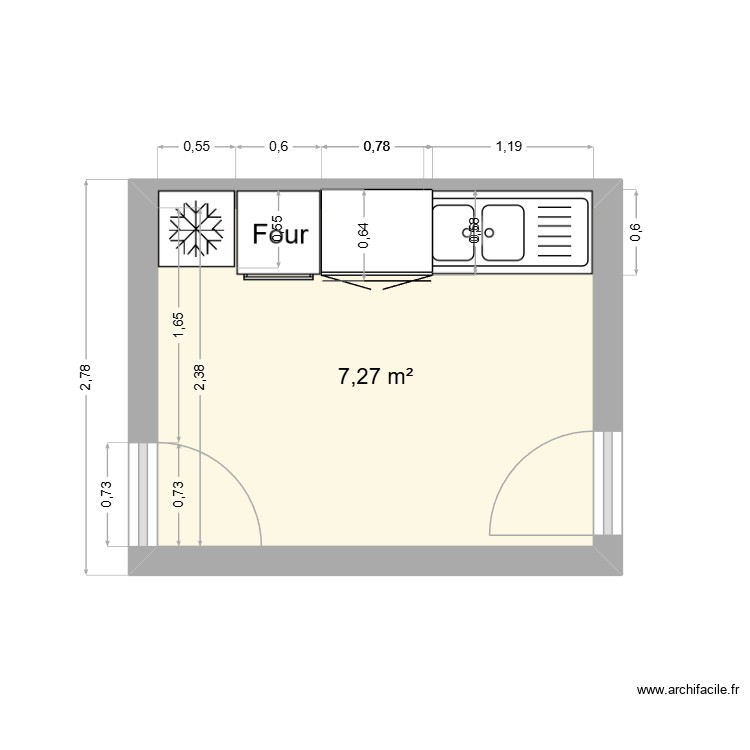 Appartement. Plan de 0 pièce et 0 m2
