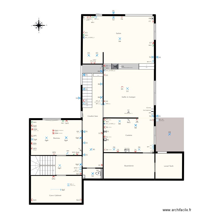 Home (Schéma électrique) v2.05. Plan de 0 pièce et 0 m2