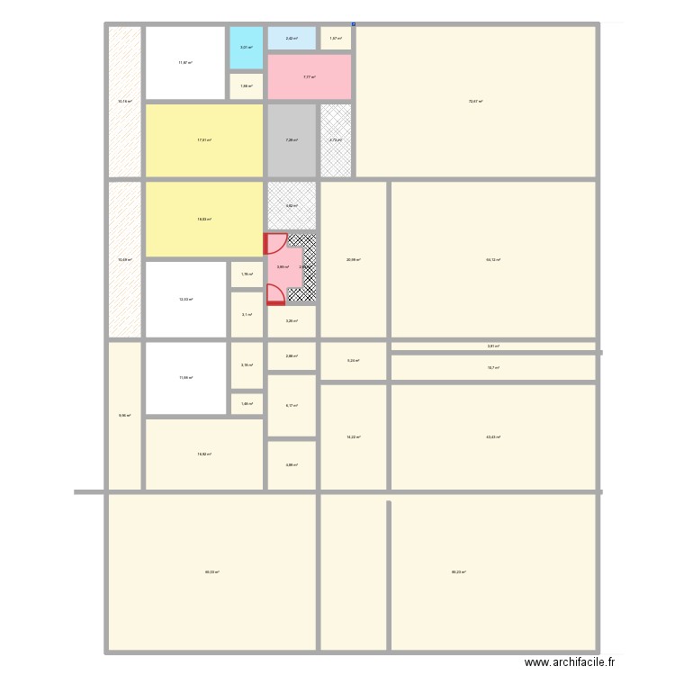 Plan EECI Kone DABOU VTEST 2P. Plan de 0 pièce et 0 m2 Plan EECI Kone DABOU VTEST 2P. Plan de 0 pièce et 0 m2