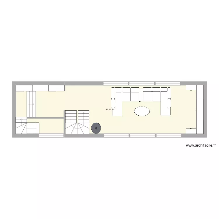 etage 0. Plan de 1 et 47 m² etage 0. Plan de 1 et 47 m²