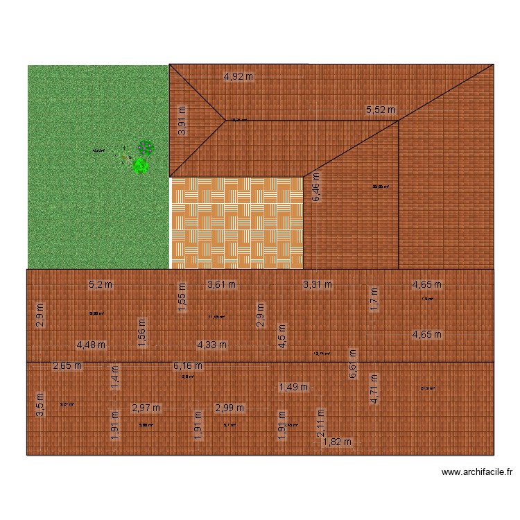Maison secondaire. Plan de 0 pièce et 0 m2