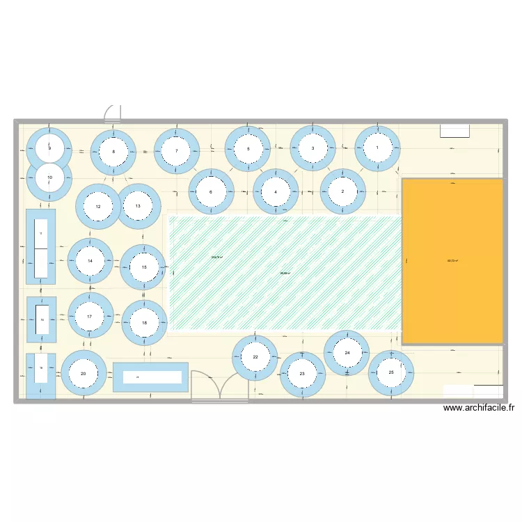 Plan réveillon 2025-2026 avec cotations. Plan de Plan réveillon 2025-2026 avec cotations. Plan de