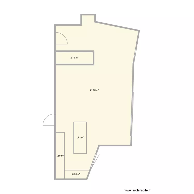 le grignou sol. Plan de 5 et 50 m² le grignou sol. Plan de 5 et 50 m²