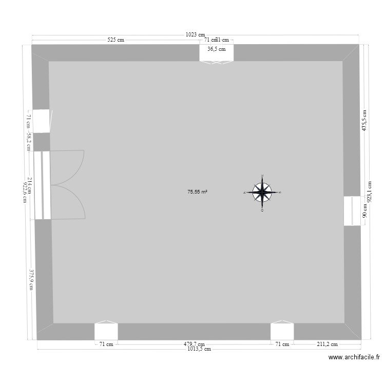 LOCAL SCIA. Plan de 0 pièce et 0 m2