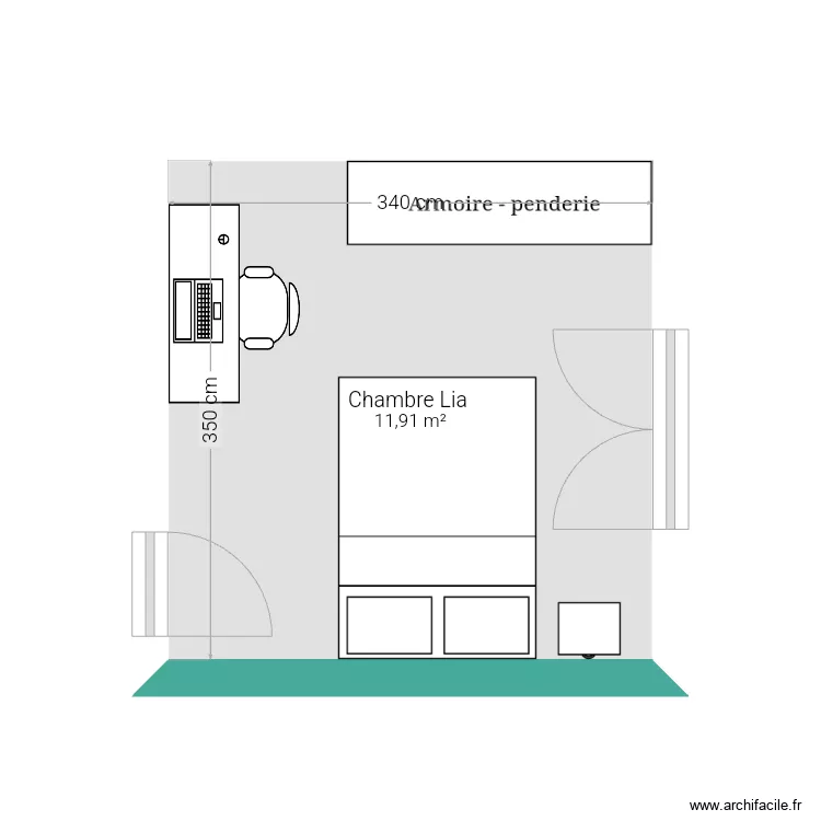 Chambre lia v2. Plan de Chambre lia v2. Plan de