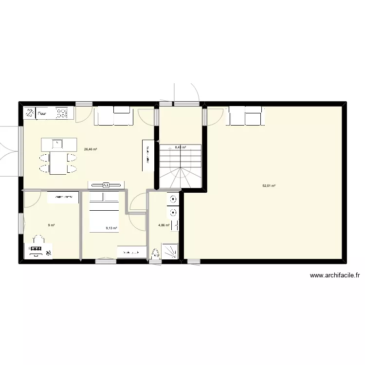 maison jumel&eacute;e hesingue. Plan de 