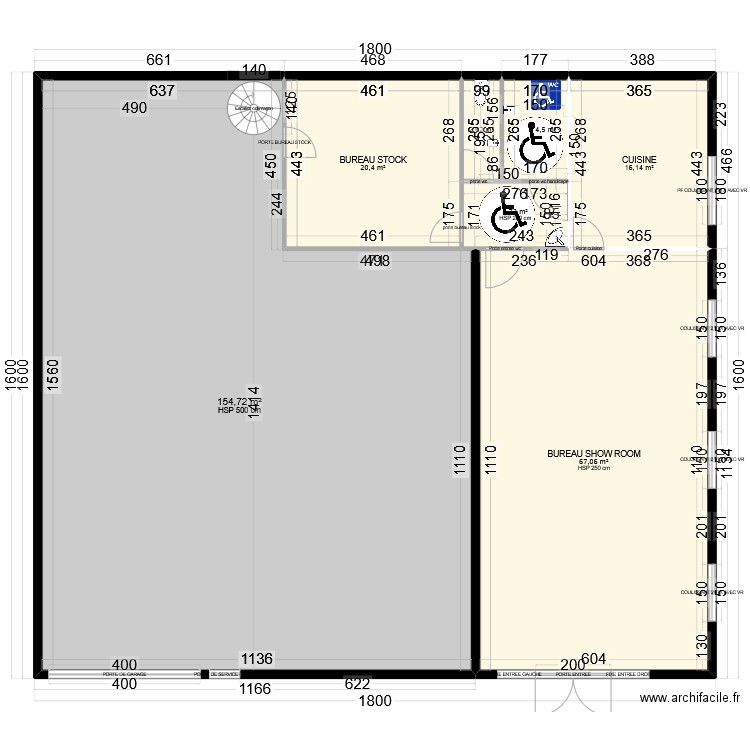 PLAN DEPOT 2025 BASE 2. Plan de 7 pièces et 270 m2