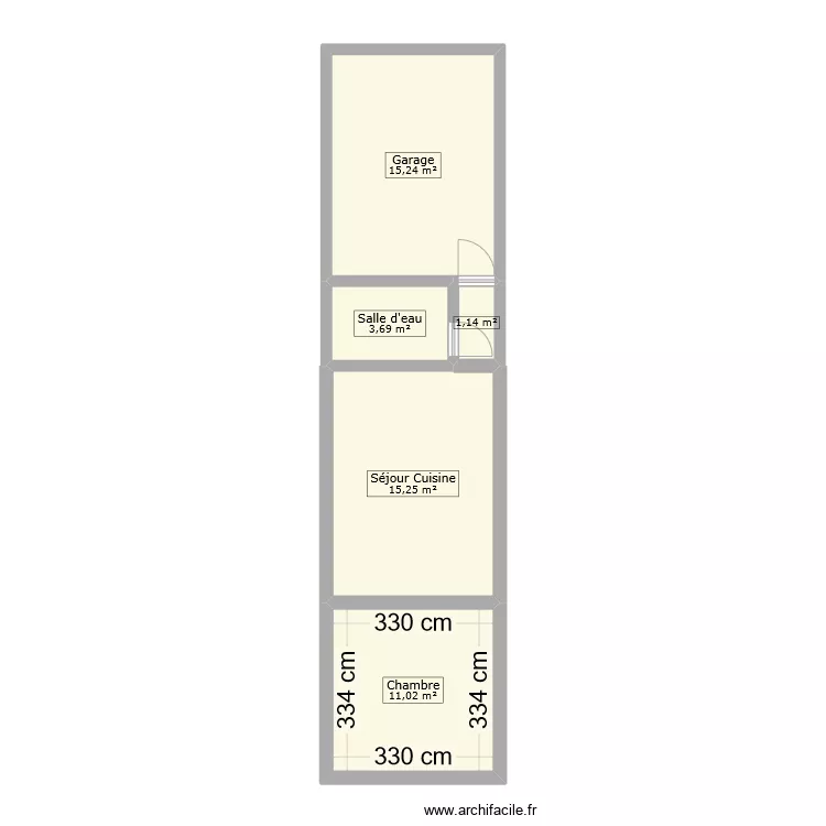 151 Bellevue. Plan de 