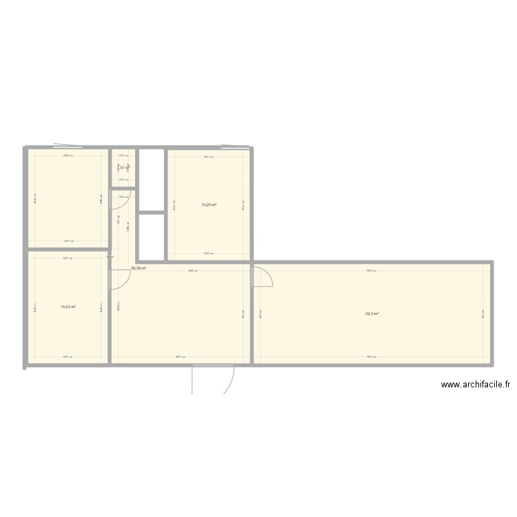 appart1. Plan de 0 pièce et 0 m2