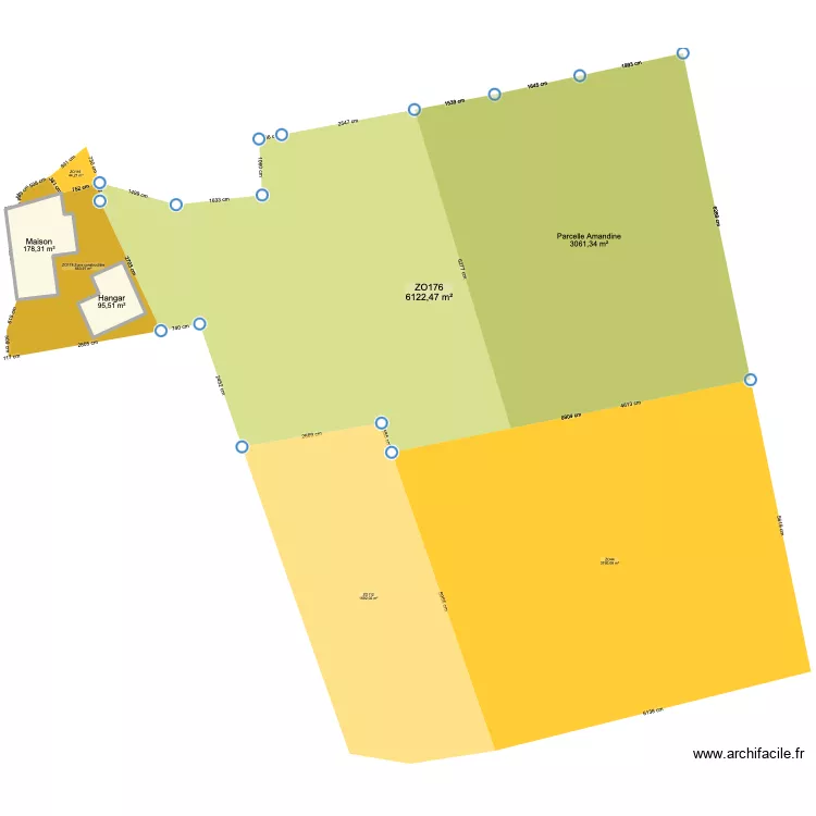 Cadastre Nous et Jean Louis. Plan de 