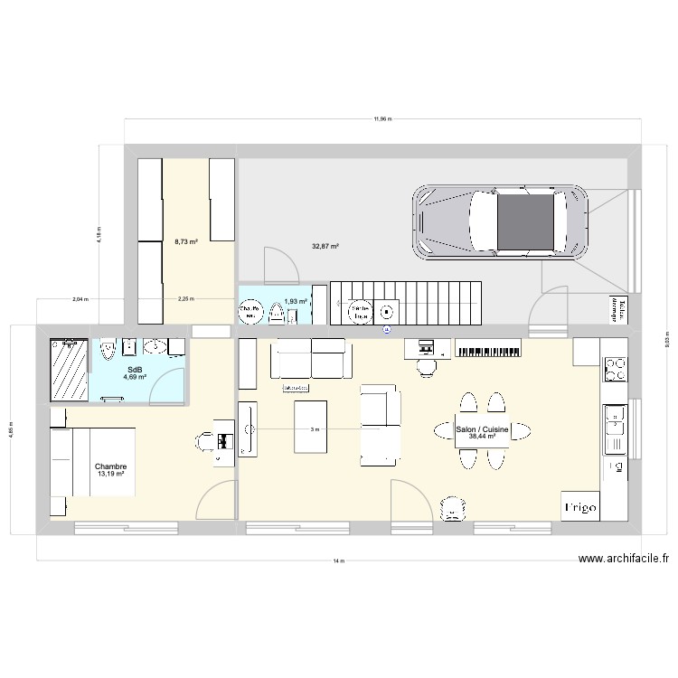 GARVAN 1 - v2.2. Plan de 16 pièces et 198 m2