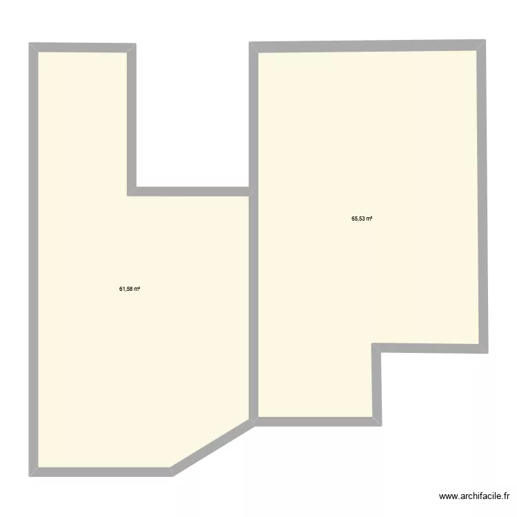 Dari. Plan de 2  et 127 m²