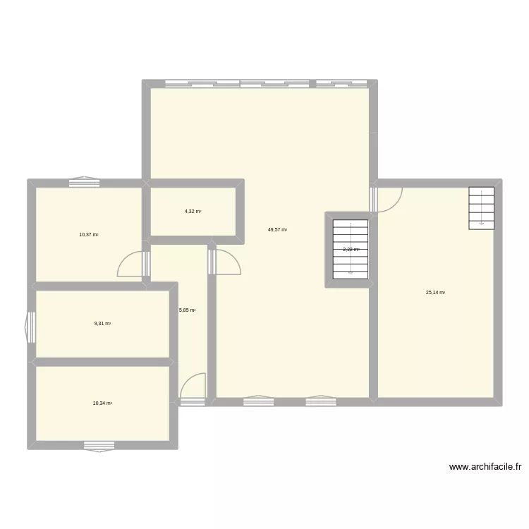 maison St Herblain 2. Plan de 8  et 117 m²