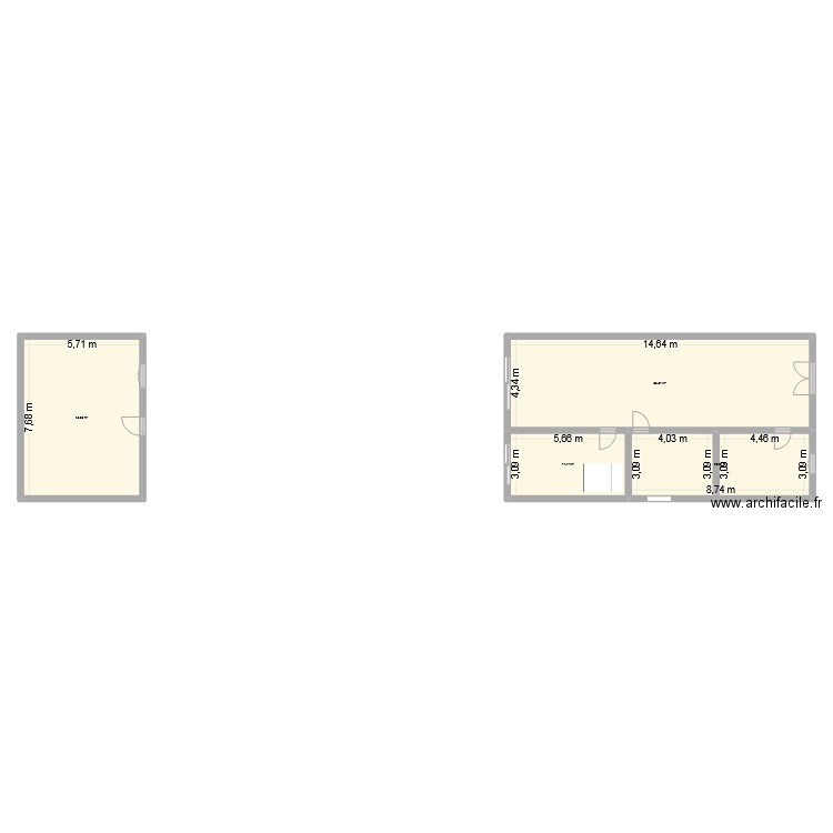 maison vendays. Plan de 4 pièces et 151 m2