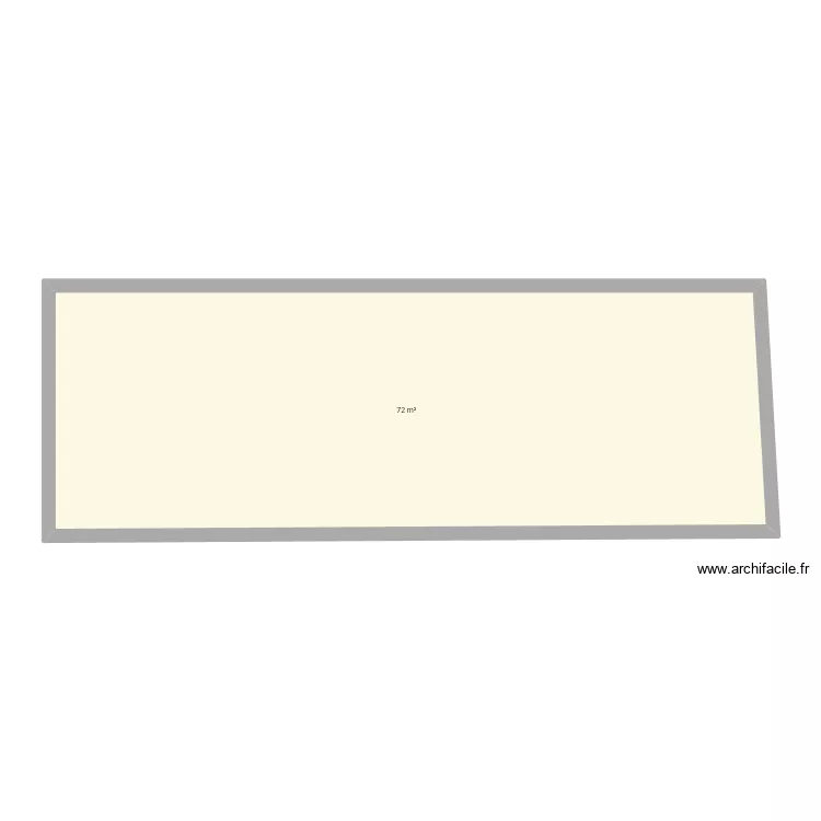 Appentis. Plan de 1 et 72 m² Appentis. Plan de 1 et 72 m²
