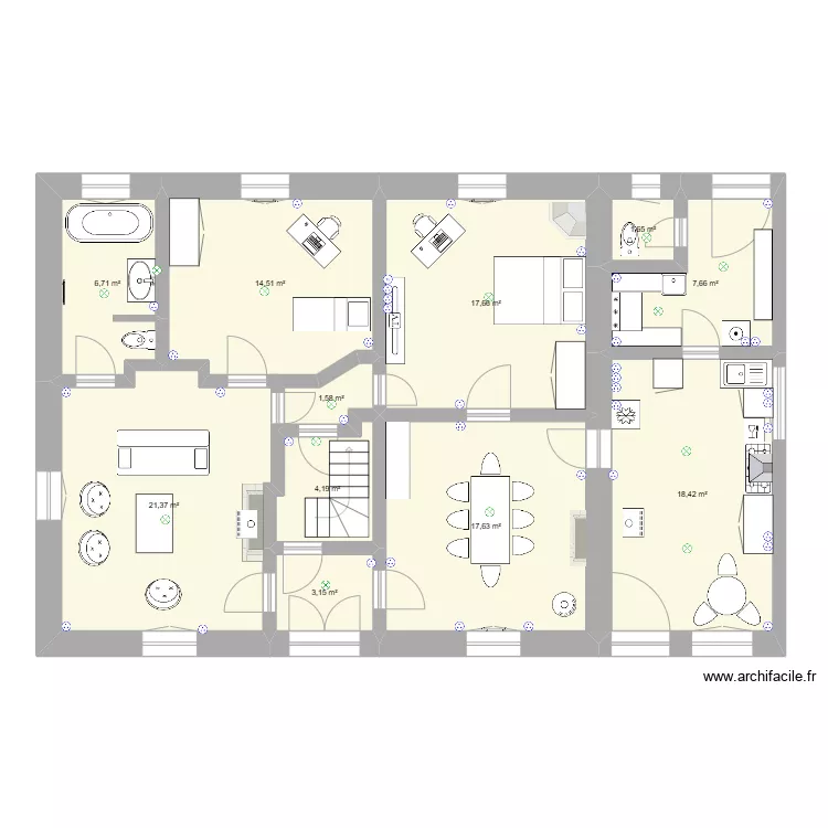 Poiseul vD&eacute;f 1. Plan de 