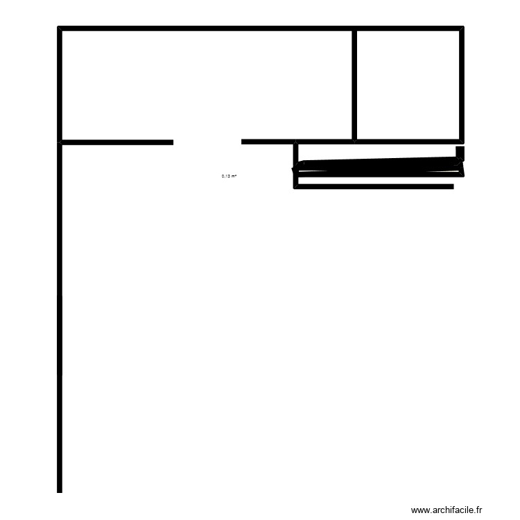 CUL. Plan de 0 pièce et 0 m2