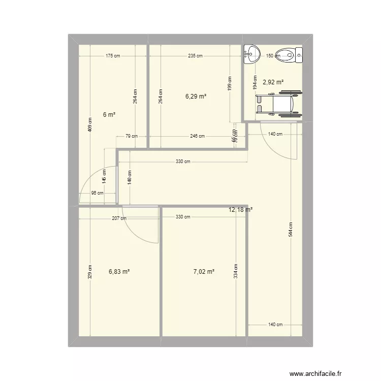 Saf 4 salles ERP. Plan de Saf 4 salles ERP. Plan de