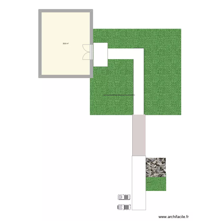 jardin M R. Plan de 