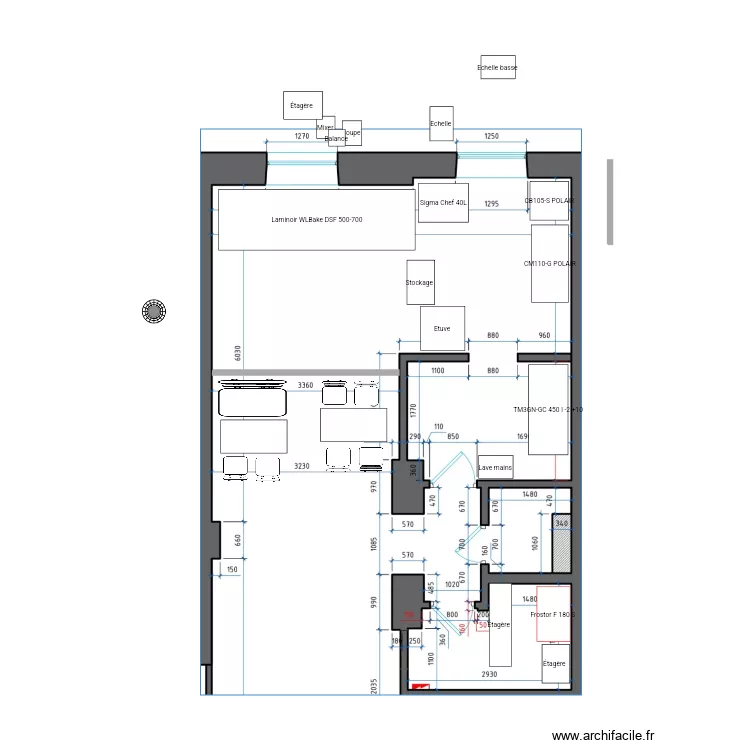 Labo l'ami xl. Plan de 