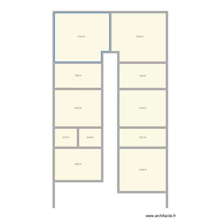 RESIDENCE VILLA BASSE BRAHIMA. Plan de 