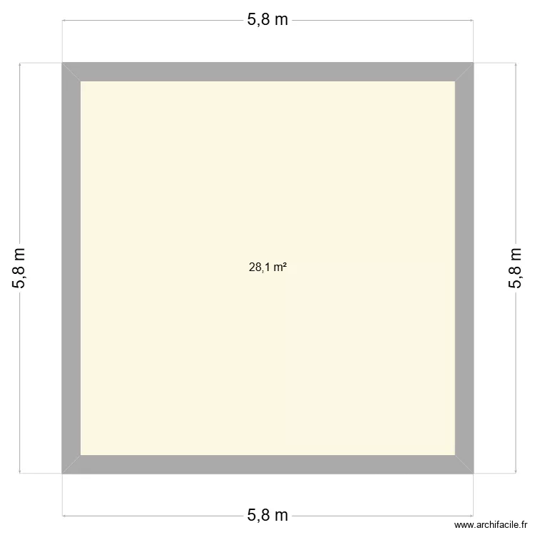 DKG_AP_REZ2. Plan de 1  et 28 m²