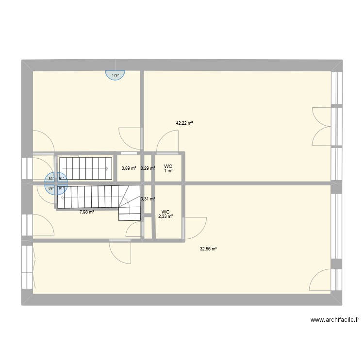 plan RDC Valenciennes. Plan de 0 pièce et 0 m2