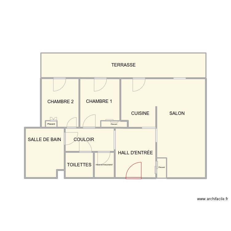 Domicilière 25/02/2025 Noyal-Châtillon. Plan de 12 pièces et 33 m2
