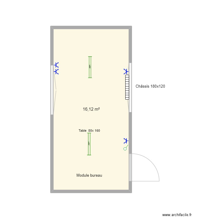 Bureau pour belgeonne design sprl. Plan de 0 pièce et 0 m2