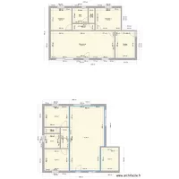 plan maison 75M2