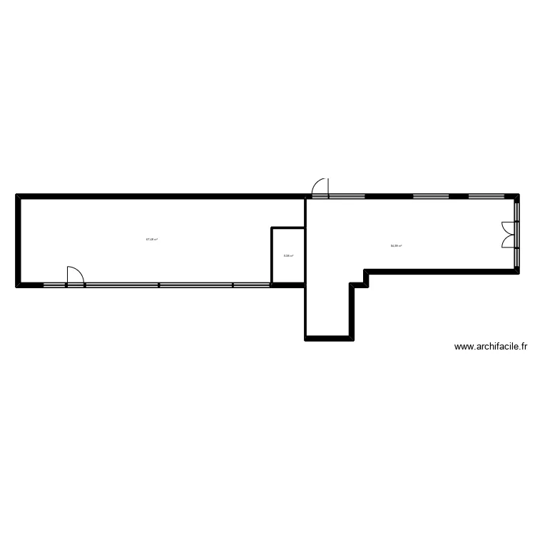 77LR16CDG existant. Plan de 