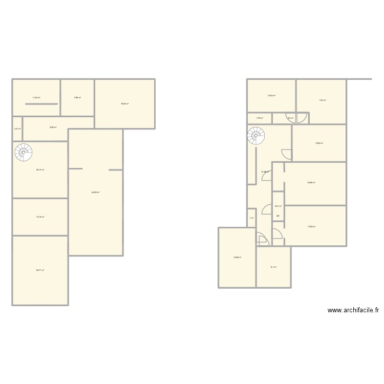 Plan Maison Lambersart. Plan de 21 pièces et 278 m2