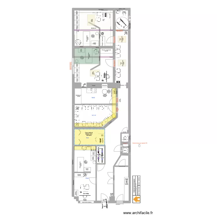 CabGyneco_NewAmenagement_V2Bis. Plan de 