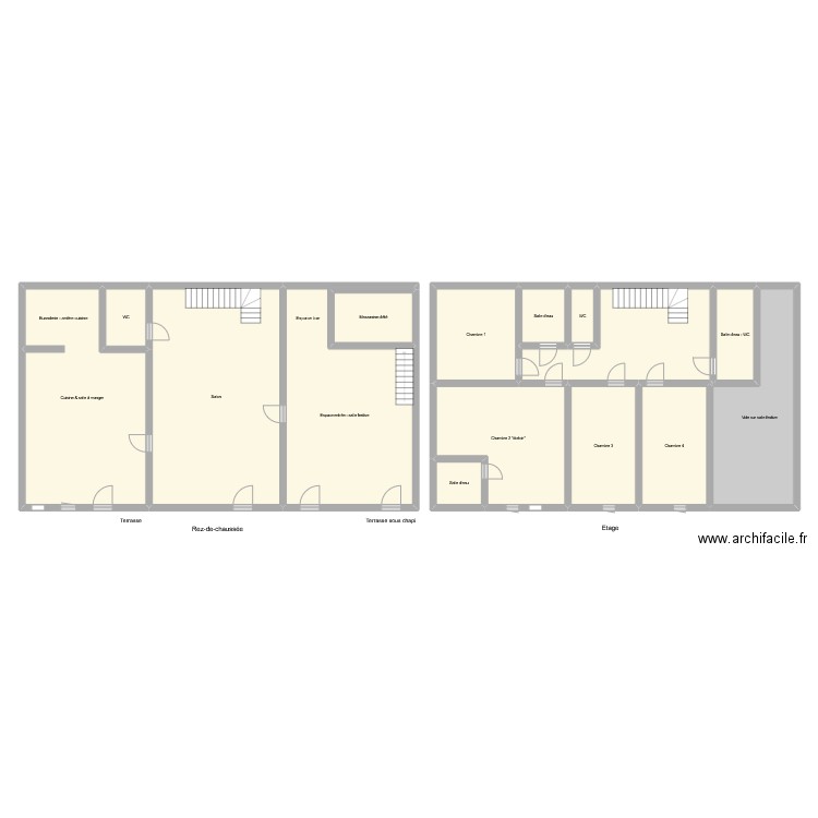 GR2357. Plan de 15 pièces et 323 m2