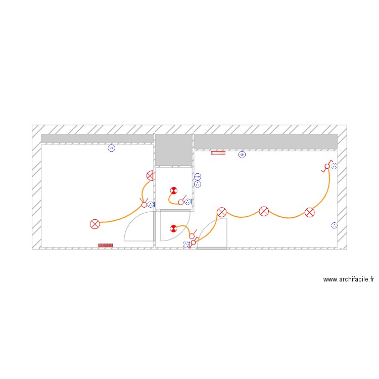 ch4 sdb plerin. Plan de 6 pièces et 24 m2