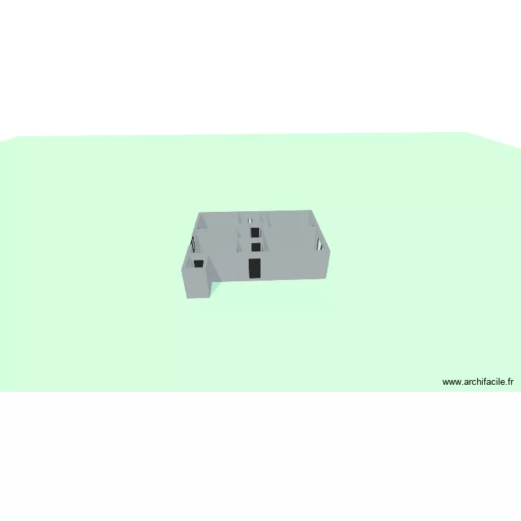 Vallon. Plan de 10  et 71 m²