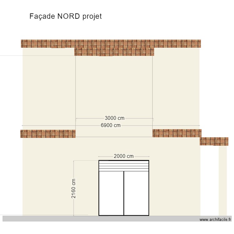 Seb façade NORD. Plan de 0 pièce et 0 m2