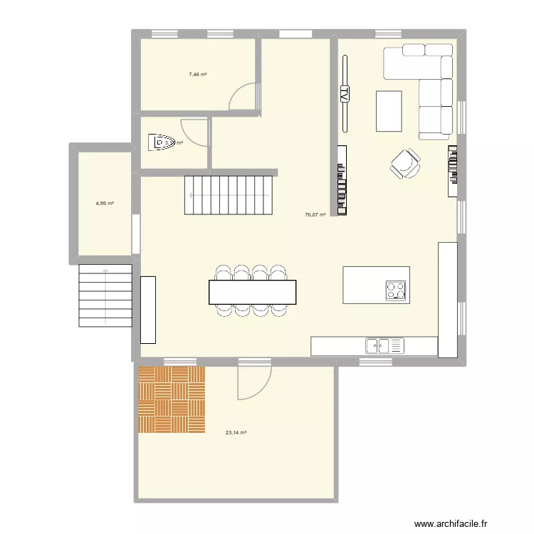 Idée Hilsprich. Plan de 5 et 115 m² Idée Hilsprich. Plan de 5 et 115 m²