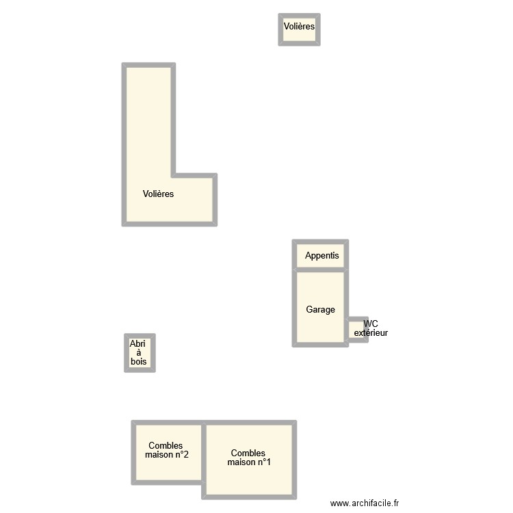 dubois dependance. Plan de 8 pièces et 101 m2