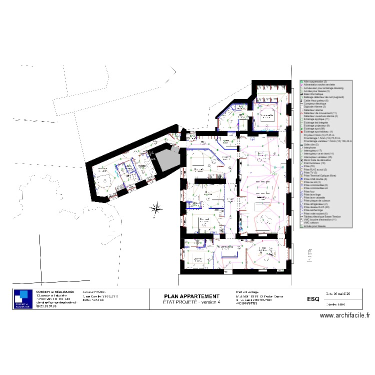BERRUYER. Plan de 0 pièce et 0 m2