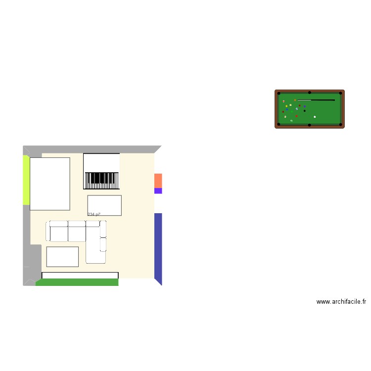 appart. Plan de 0 pièce et 0 m2