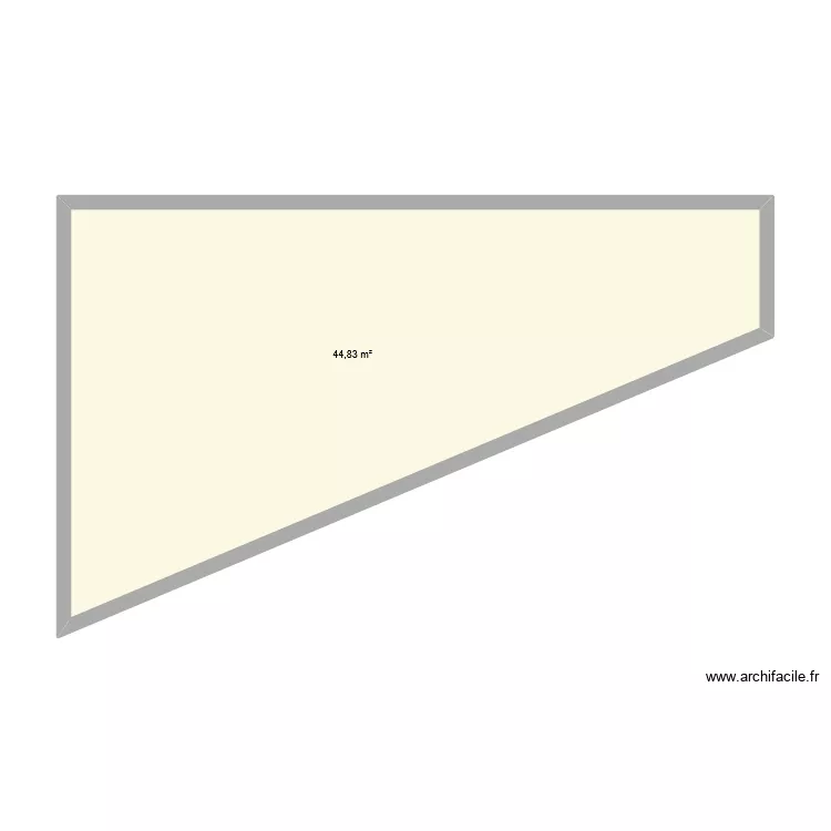 FAISAN   POOL HOUSE. Plan de 1  et 45 m²