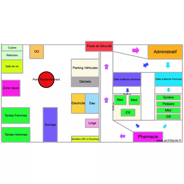 Base Vie 1. Plan de 31  et 4035 m²