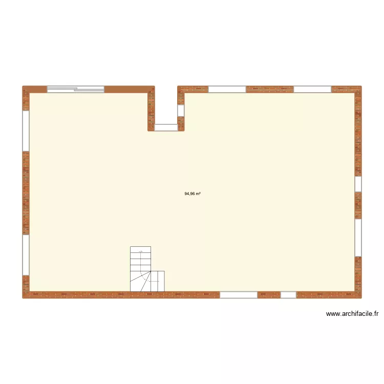 Maison Bayonne - RDC. Plan de 1 Pièce et 95 m²
