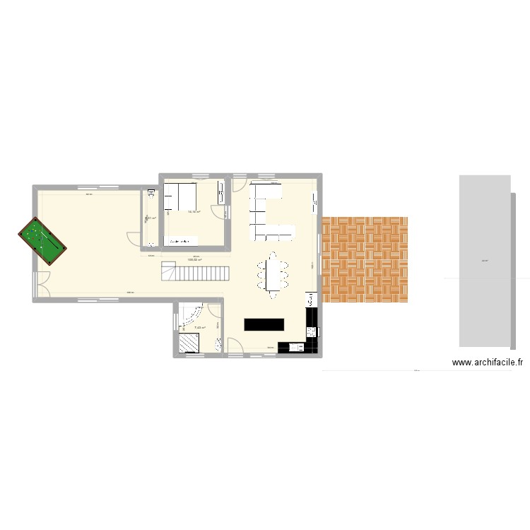 VC FINAL. Plan de 4 pièces et 130 m2