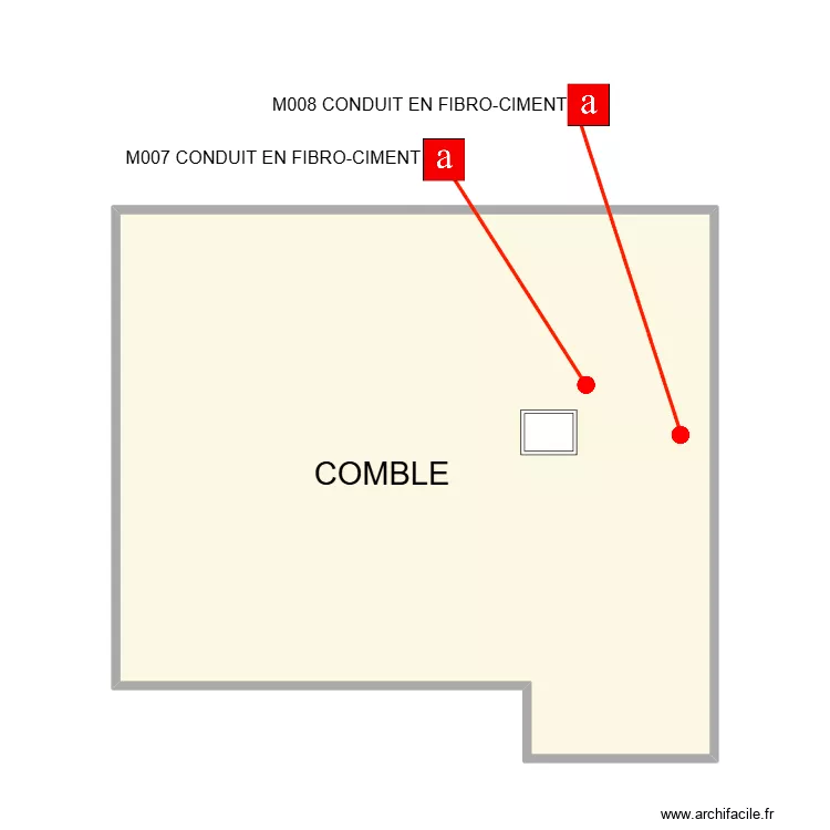 PLAN MASON COMBLES BOUILLARGUES. Plan de PLAN MASON COMBLES BOUILLARGUES. Plan de