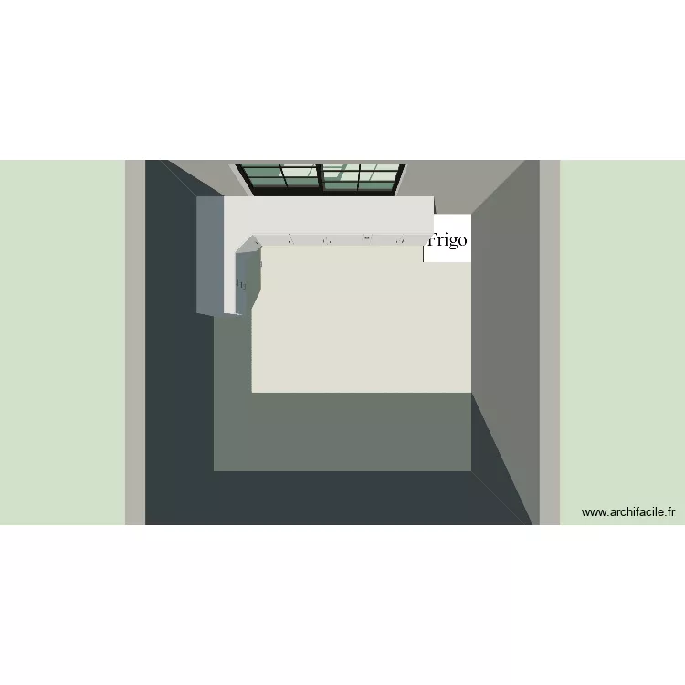 essai 1. Plan de 1 Pièce et 23 m²