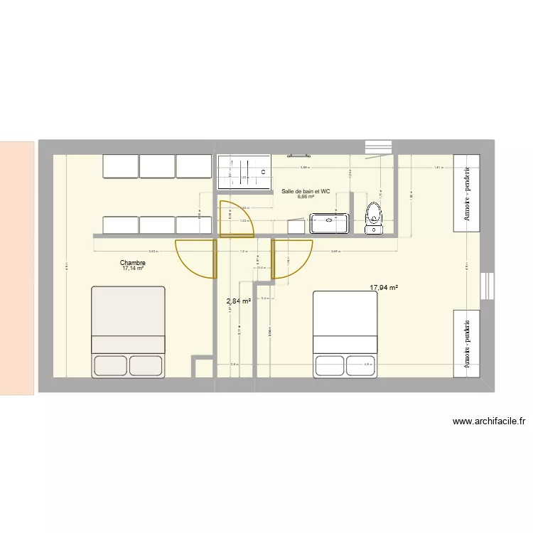 Maison Agathe 3. Plan de 16 et 270 m² Maison Agathe 3. Plan de 16 et 270 m²