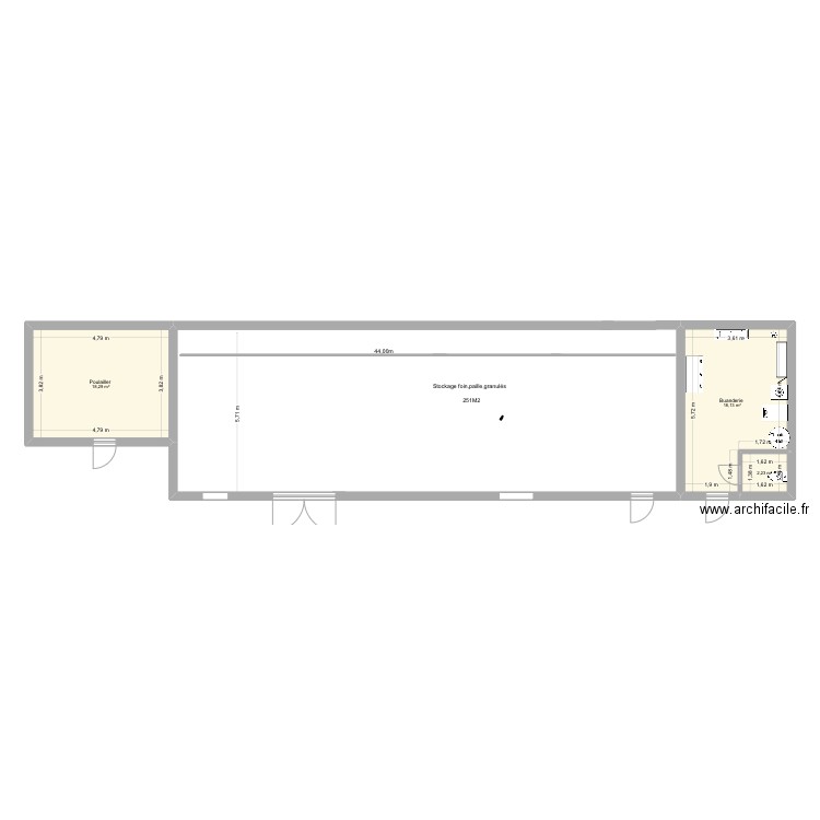 Bat vdh. Plan de 0 pièce et 0 m2